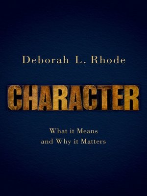 cover image of Character